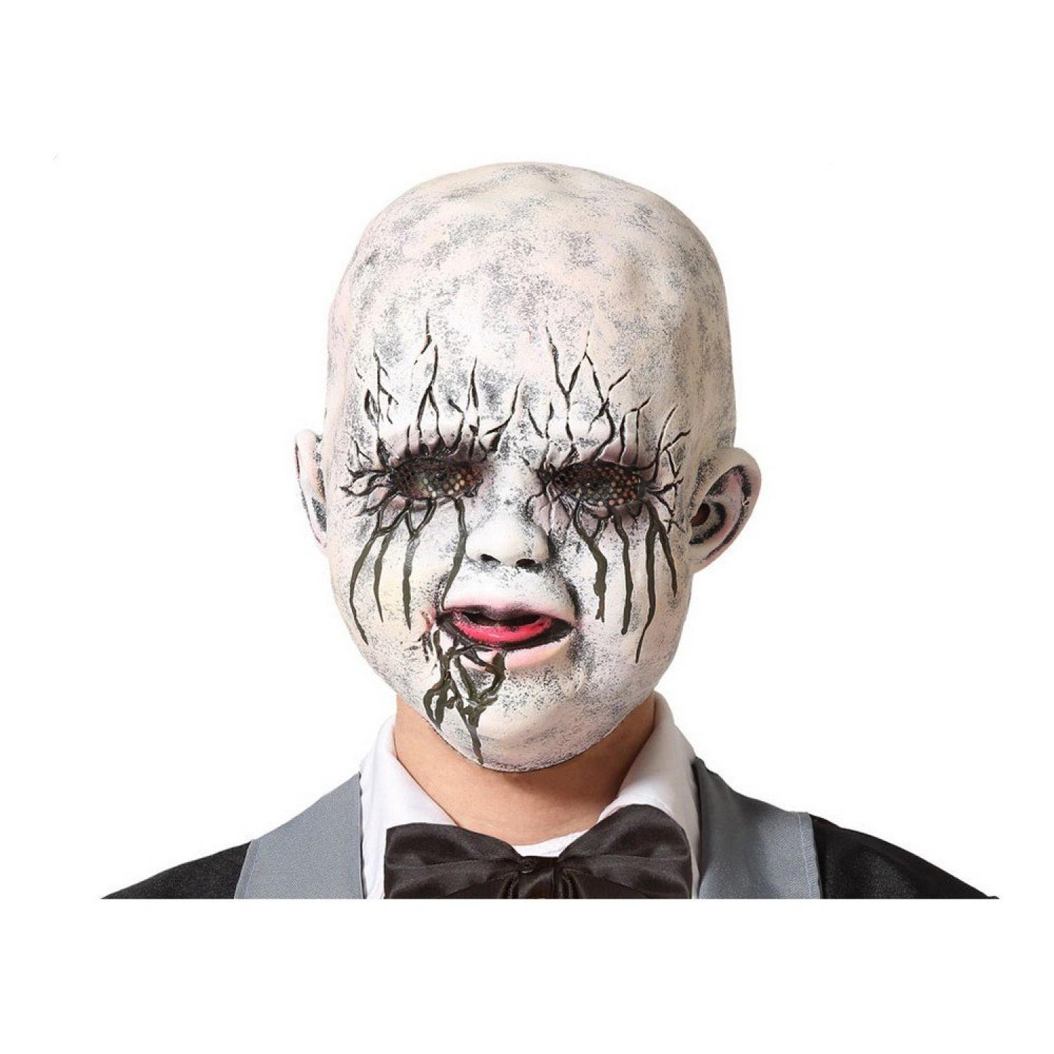 Masque latex adulte bébé en porcelaine