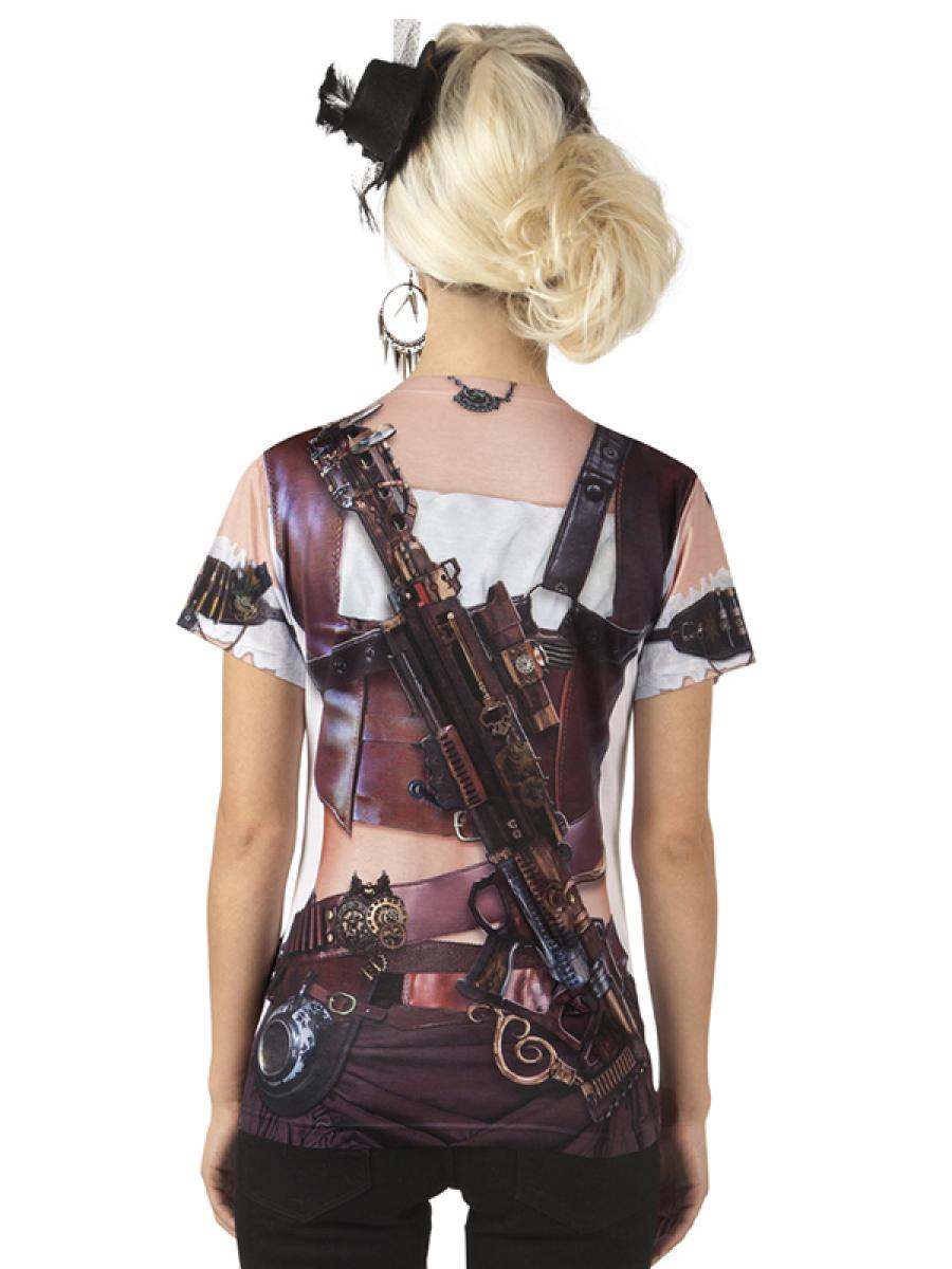 Tee shirt Steampunk Femme taille L