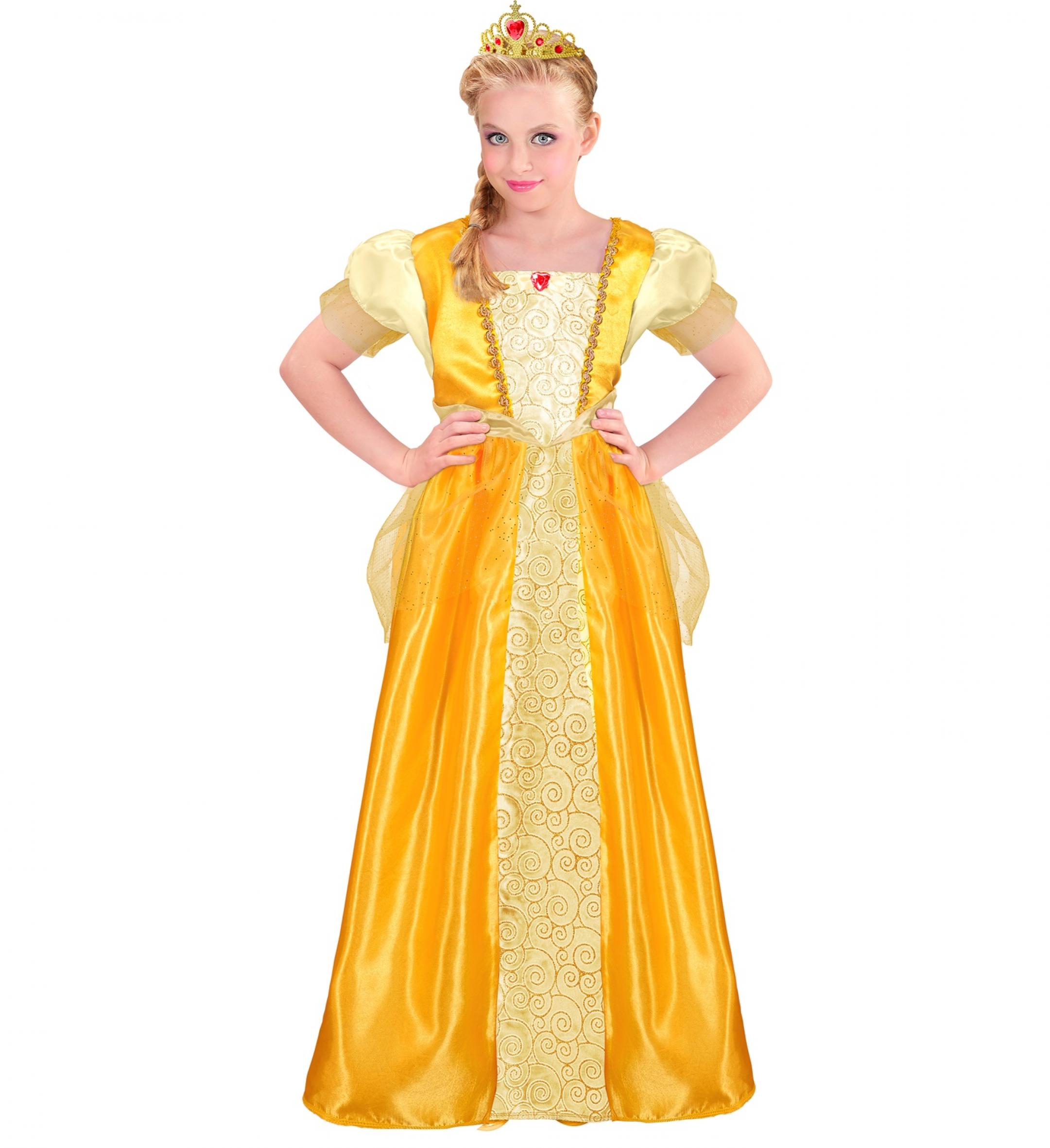 Robe jaune la Belle taille 5/7 ans