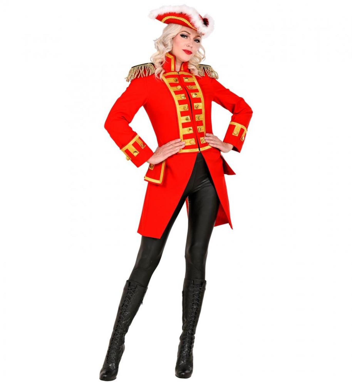 Veste de parade rouge luxe femme taille M