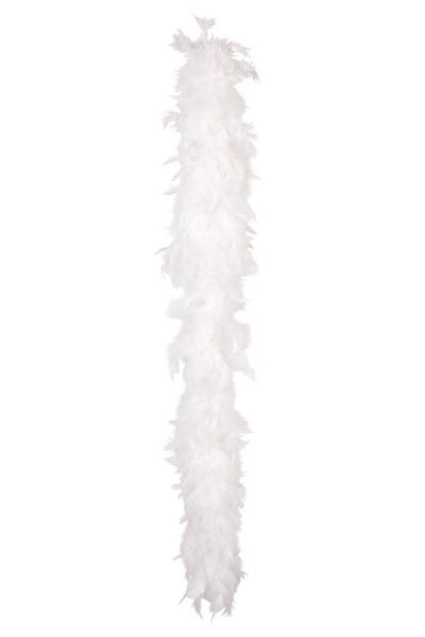 Boa en plumes 1.80m 45-50g blanc