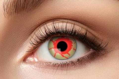 Paire de lentilles INJECTE DE SANG hebdomadaires
