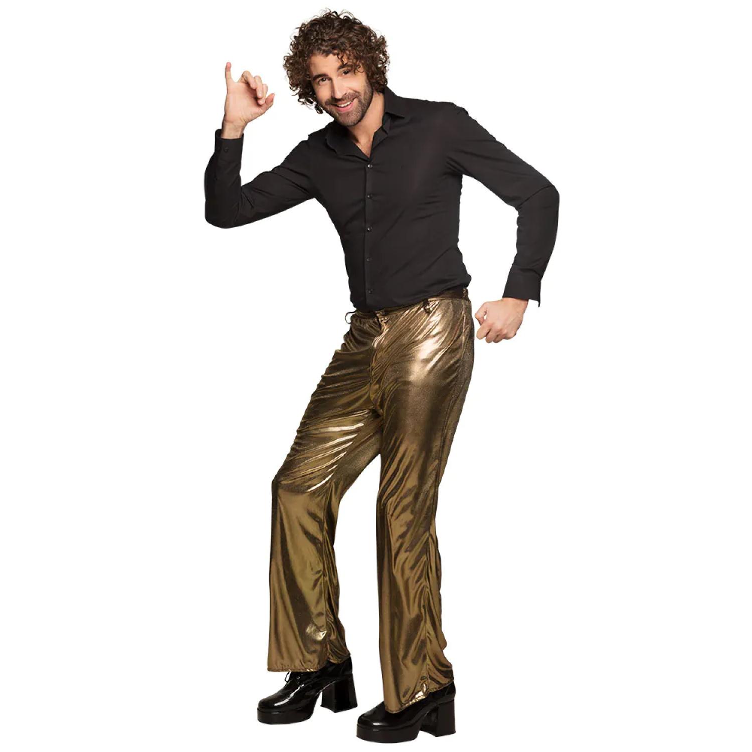 Pantalon disco or brillant taille M/L