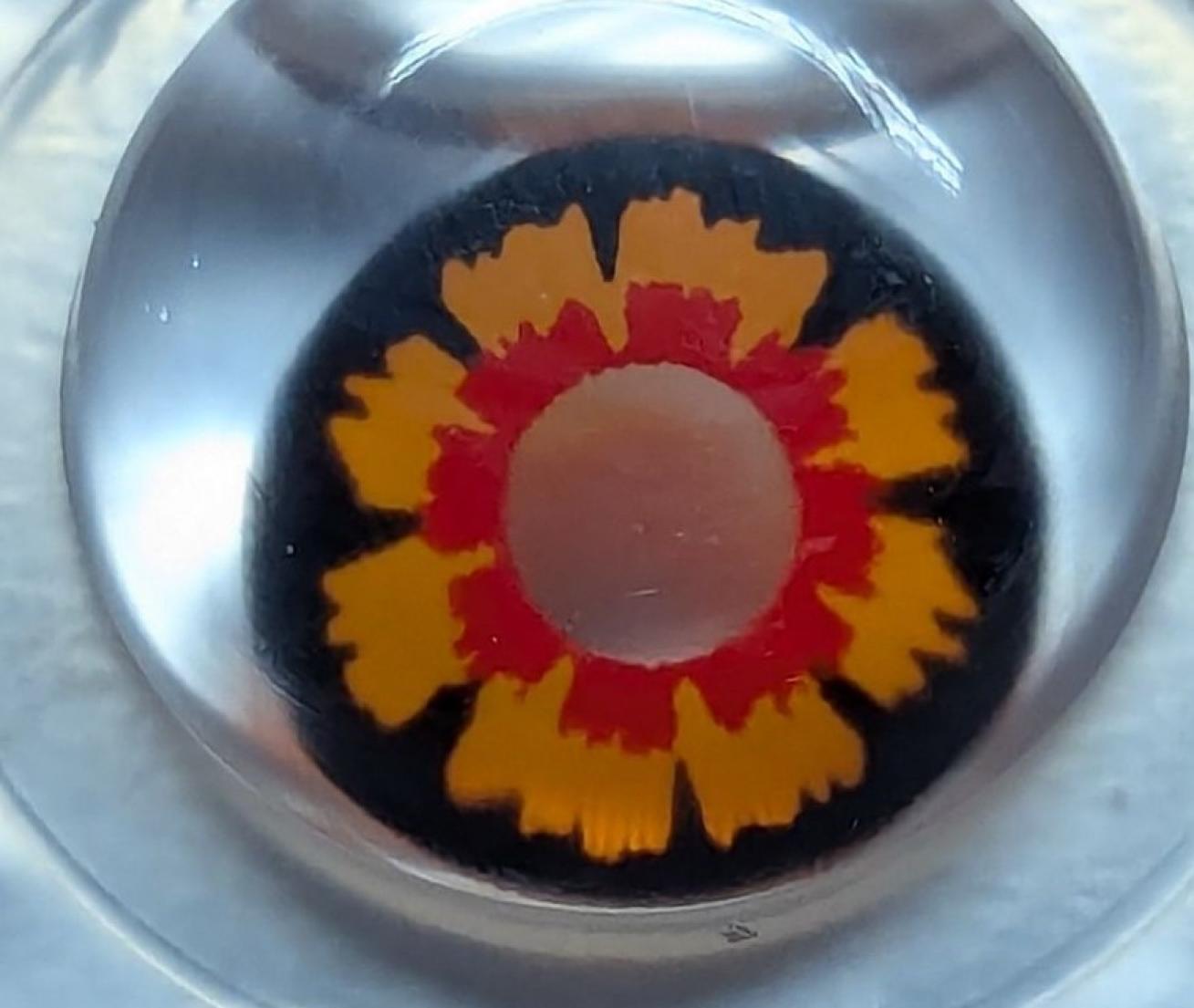 Paire de lentilles cosmétiques 1 semaine VAMPIRE hebdomadaire