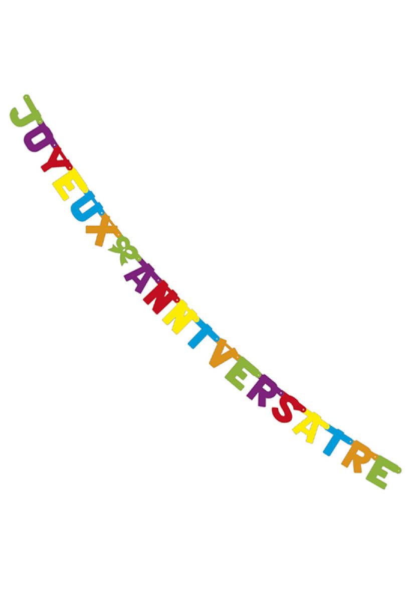 Guirlande Joyeux Anniversaire 2 mètres