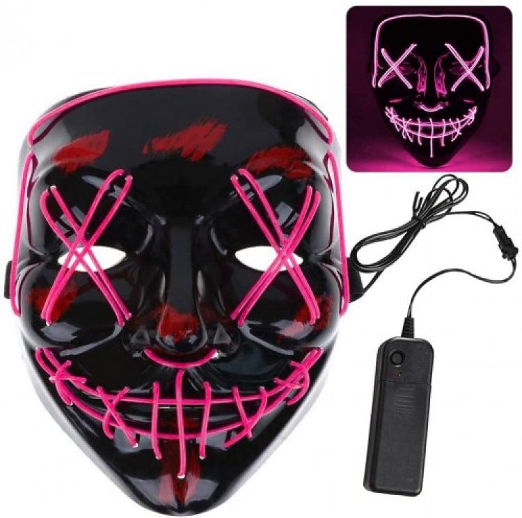 Masque lumineux la purge rose