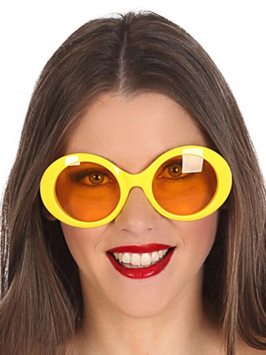 Lunettes Disco Jacky Jaune (N39)