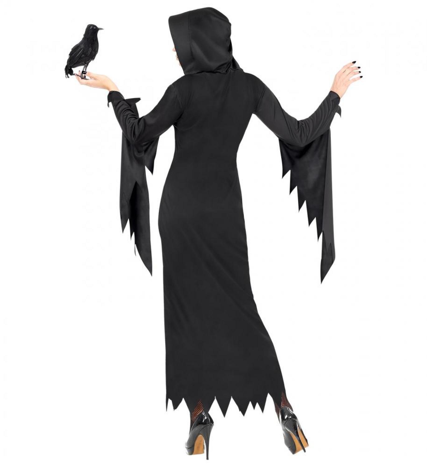 Robe à capuche noire taille M
