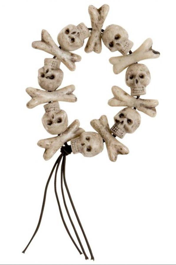 Bracelet os et crane cro-magnon