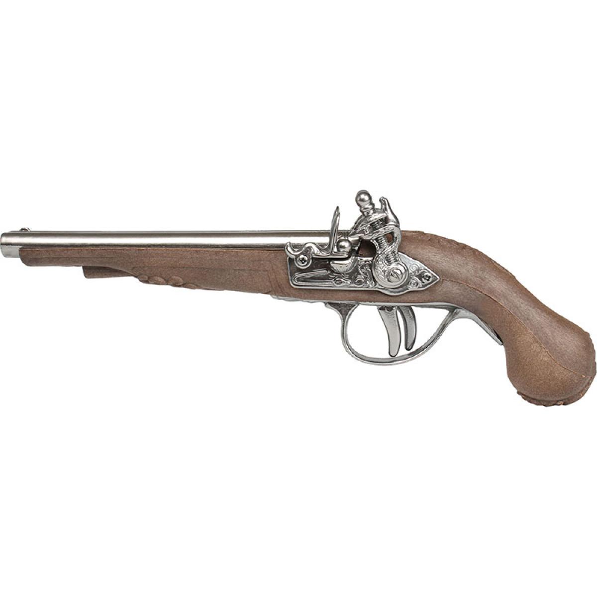 Pistolet de pirate en métal 23cm réaliste Gonher