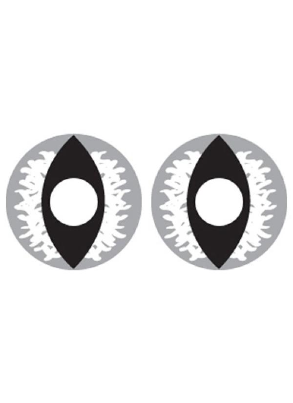 Paire de lentilles cosmétiques GREY DRAGON 3 mois