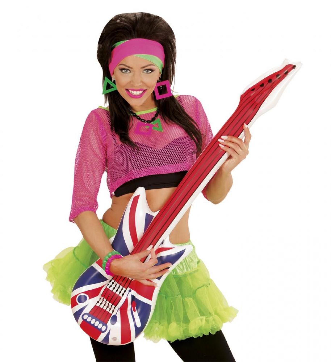 Guitare électrique gonflable union jack