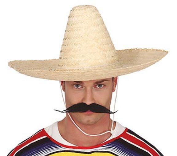 Sombrero mexicain adulte naturel