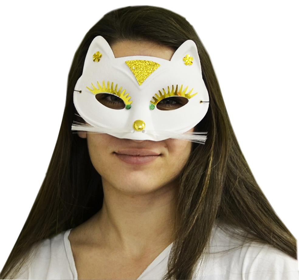 Loup chat adulte blanc