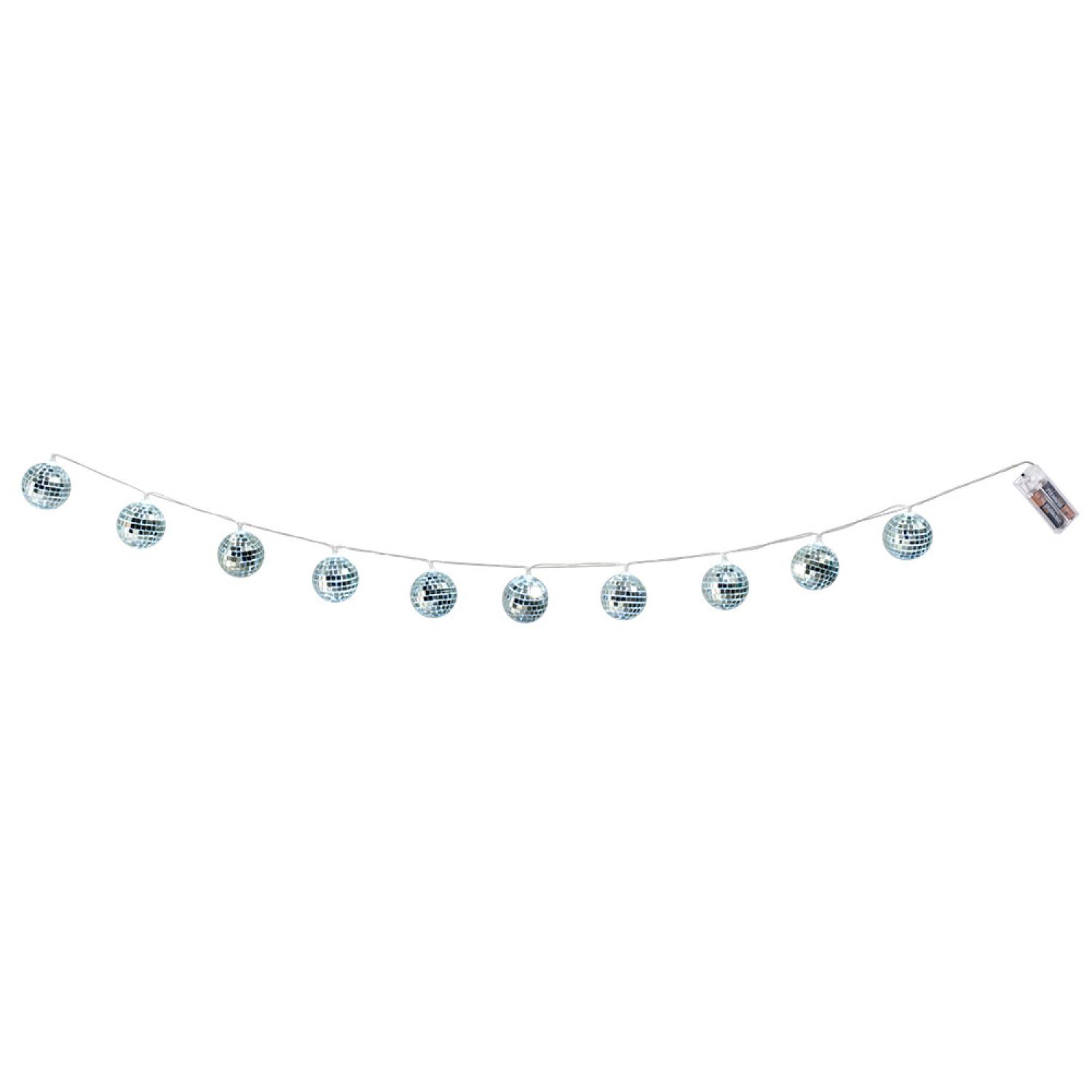 Guirlande lumineuse boule à facettes