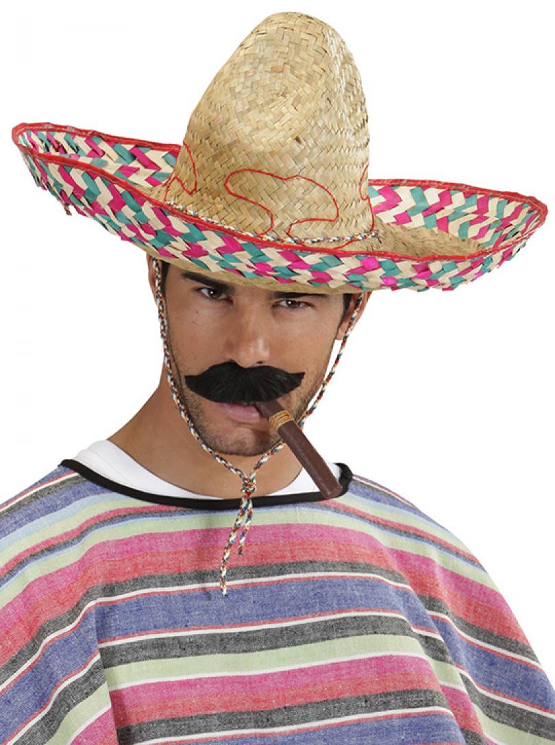 Sombrero mexicain naturel 50/55 cm