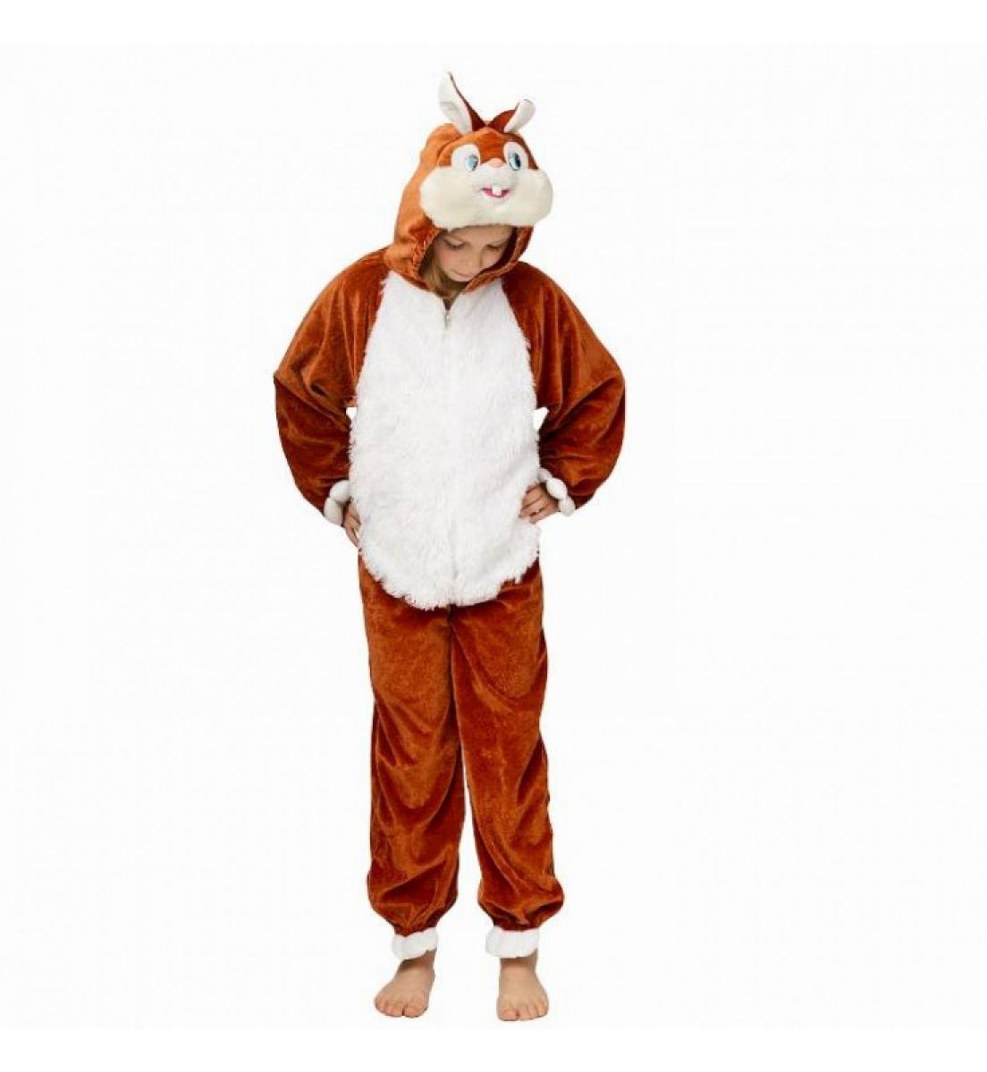 Lapin marron taille 5/7 ans