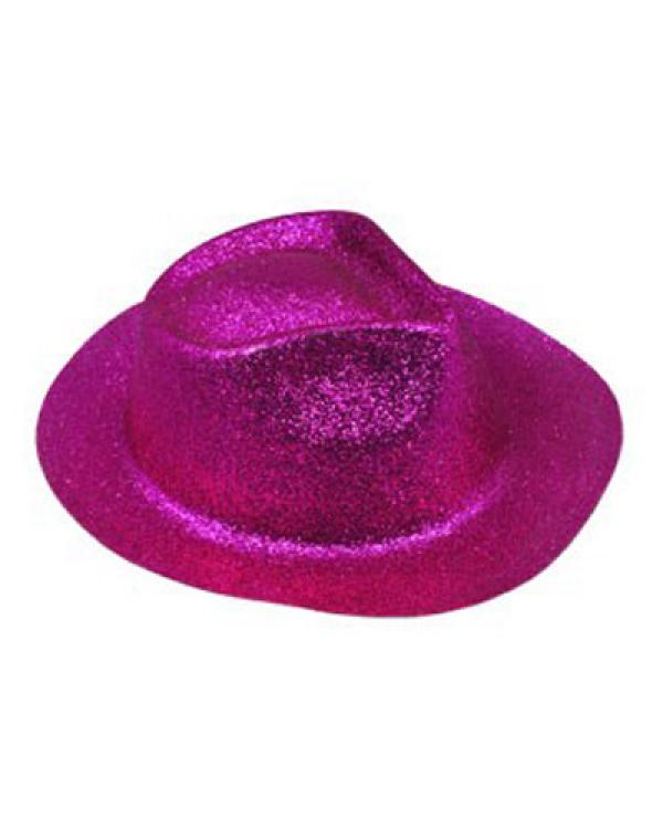 Borsalino paillettes couleur fuchsia
