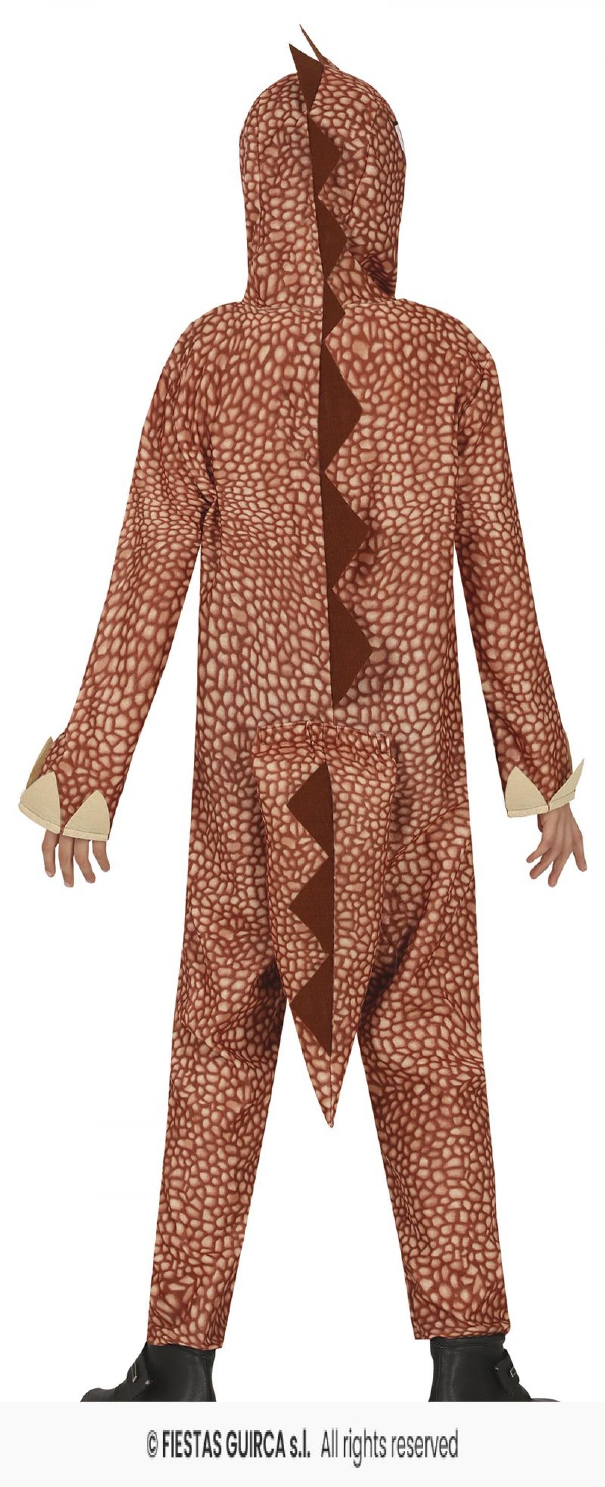 Dinosaure marron taille 7/9 ans