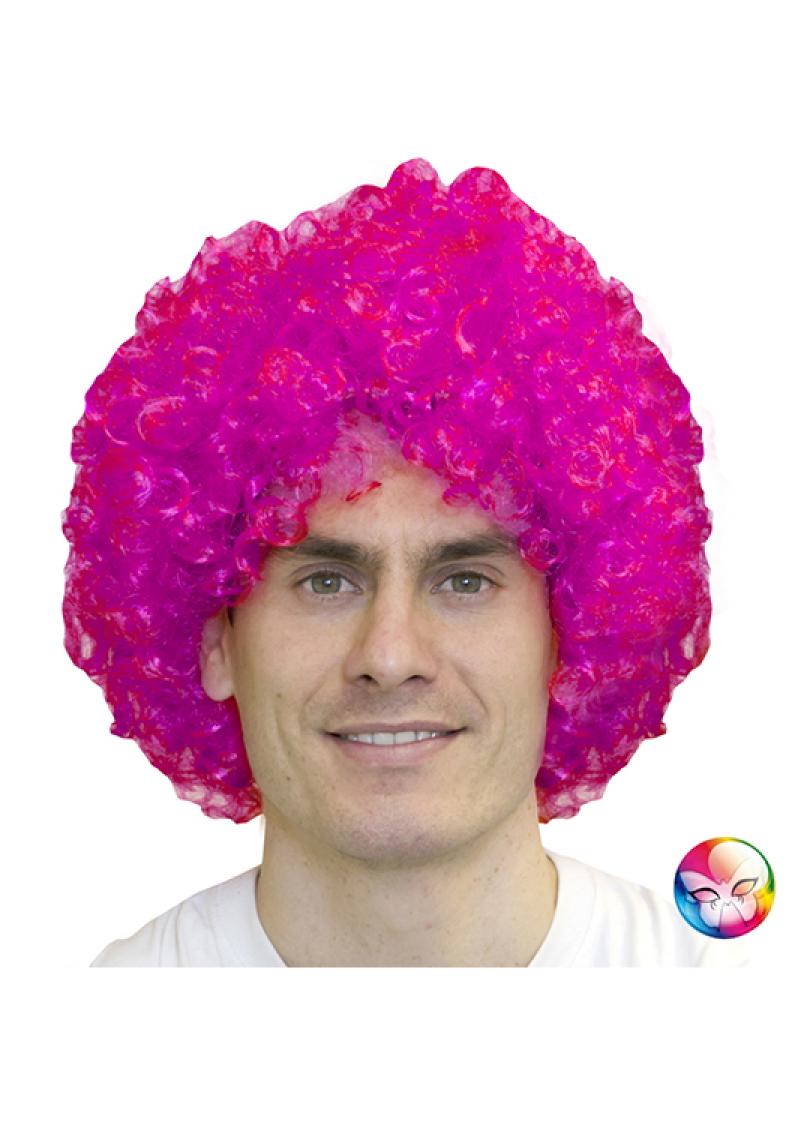Perruque pop fuchsia