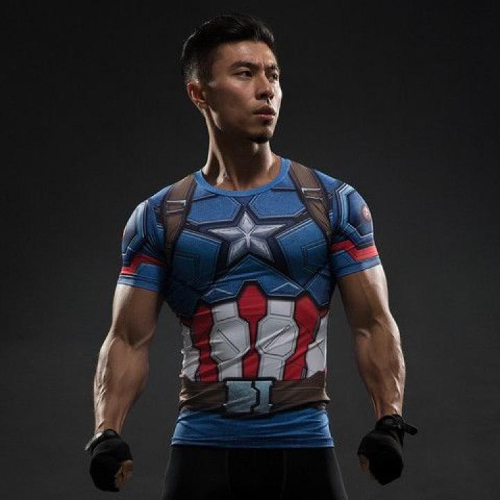 T-shirt captain Amerique taille M