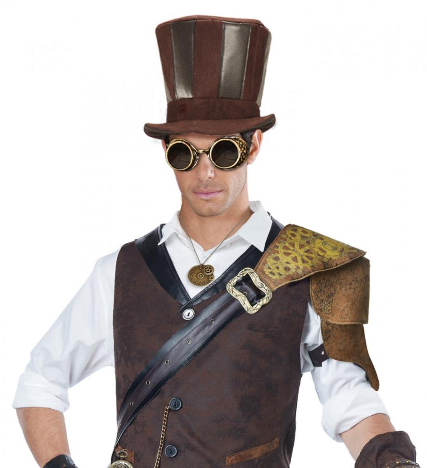 Lunettes Steampunk bronze (N01)