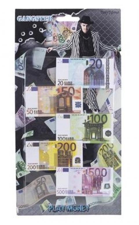 Blister de 100 faux billets euro simple face