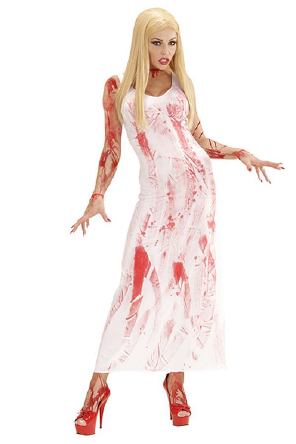 Robe longue ensanglantée taille XL