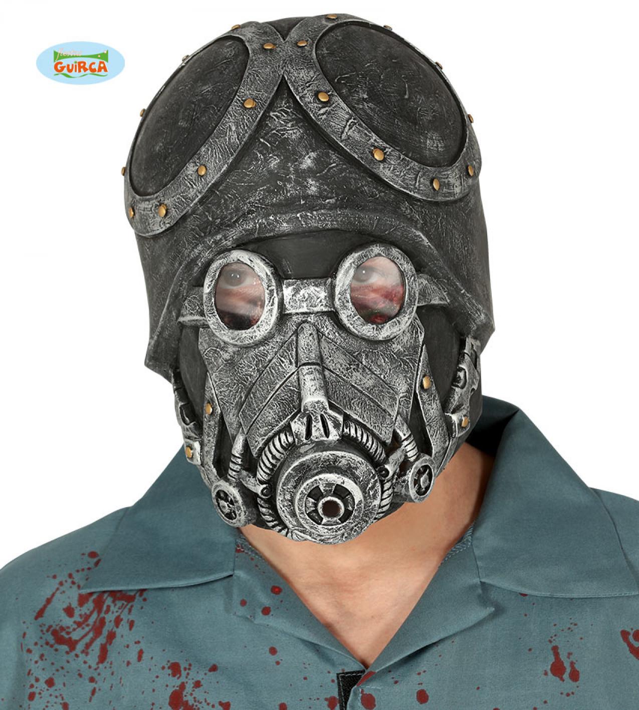 Masque à gaz apocalypse en latex