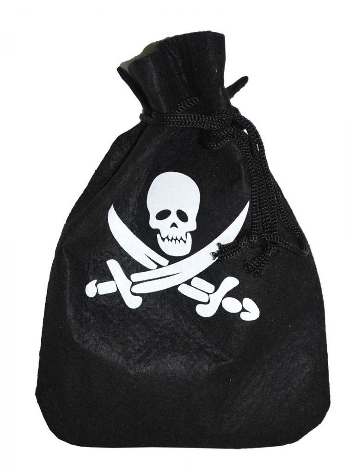 Bourse de pirate tissu 25x19cm