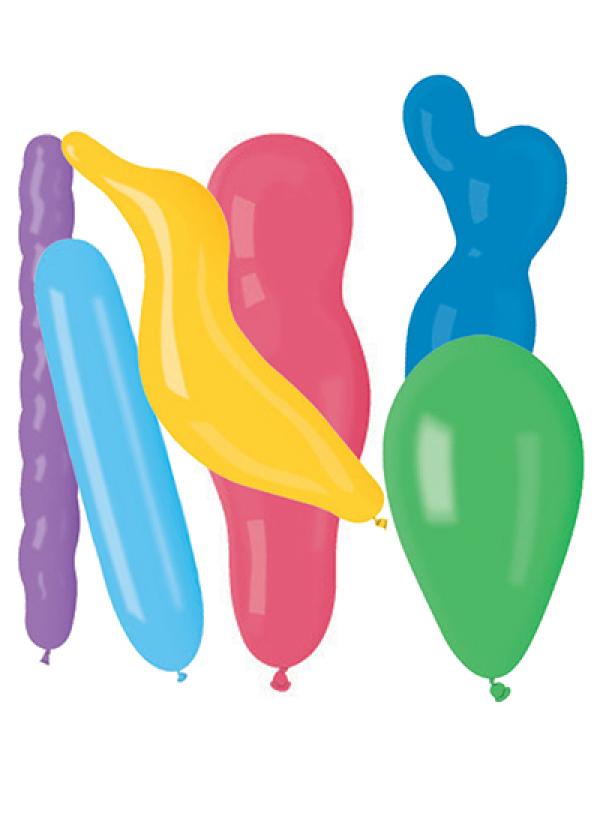 Sachet de 25 ballons forme