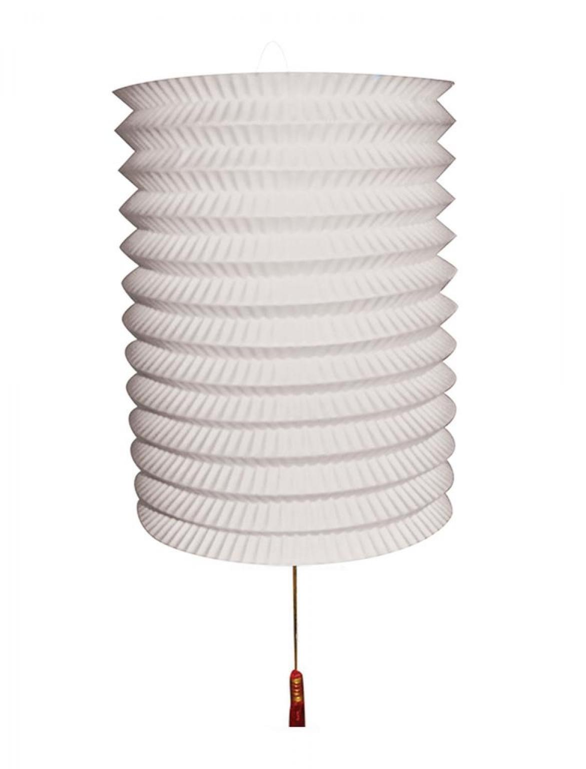 Lampion blanc papier diamètre 16cm