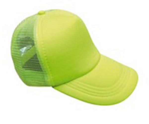 Casquette fluo jaune