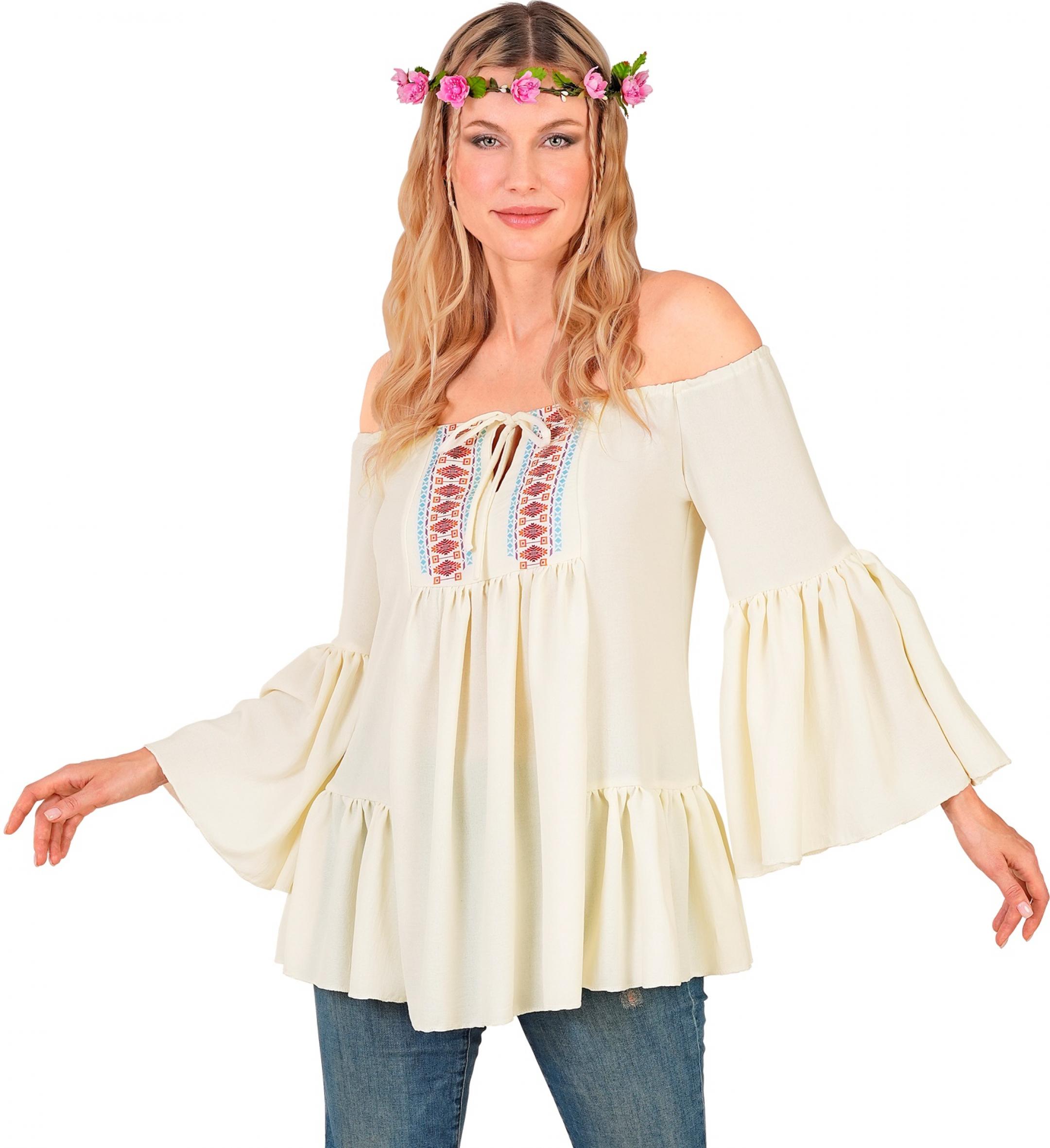 Chemise hippie femme décontractée taille XXL