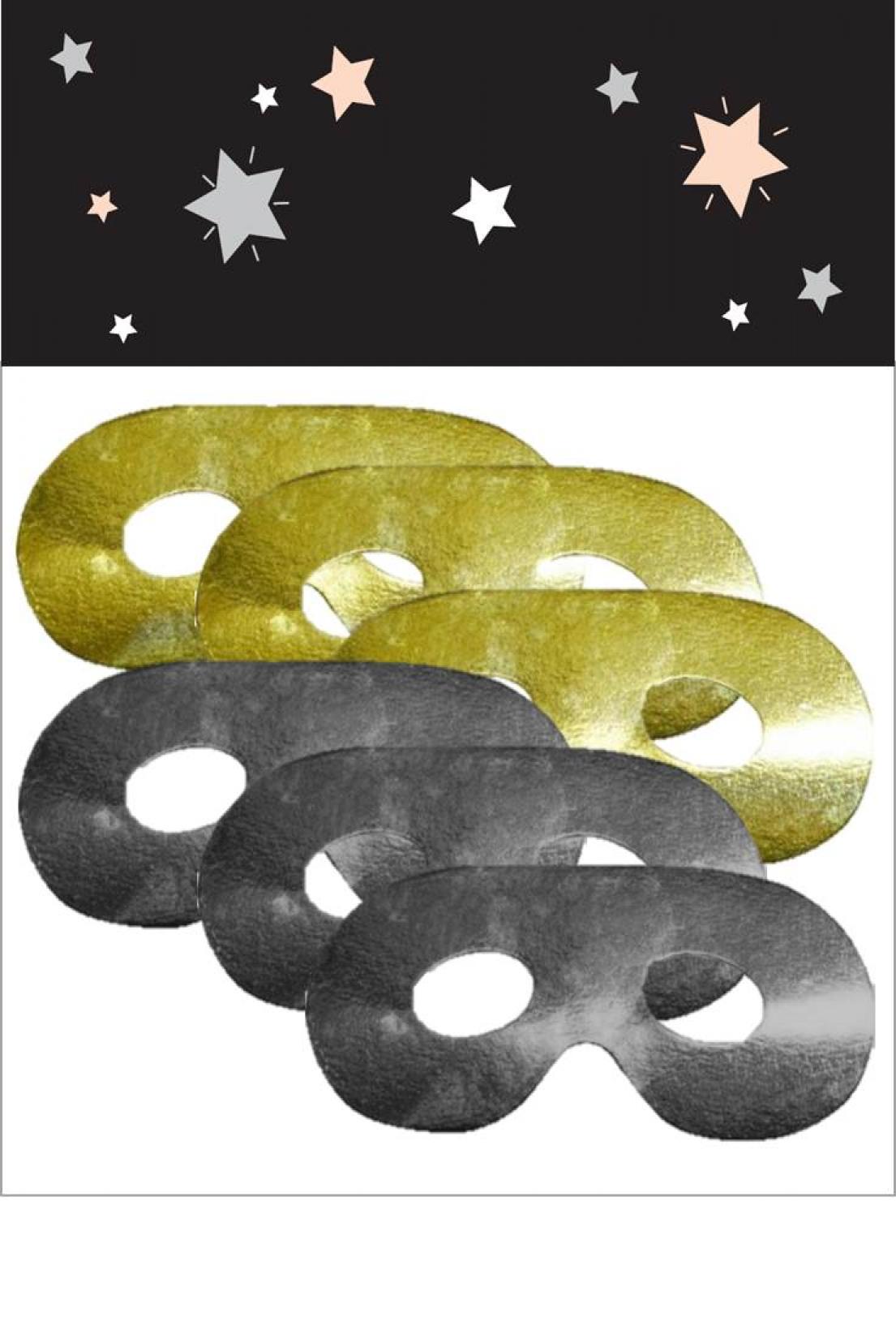 Sachet cavalier 6 loups or et noir