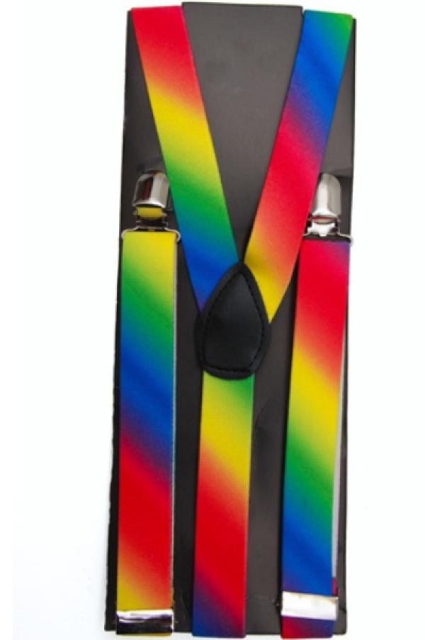 Bretelles multicolores
