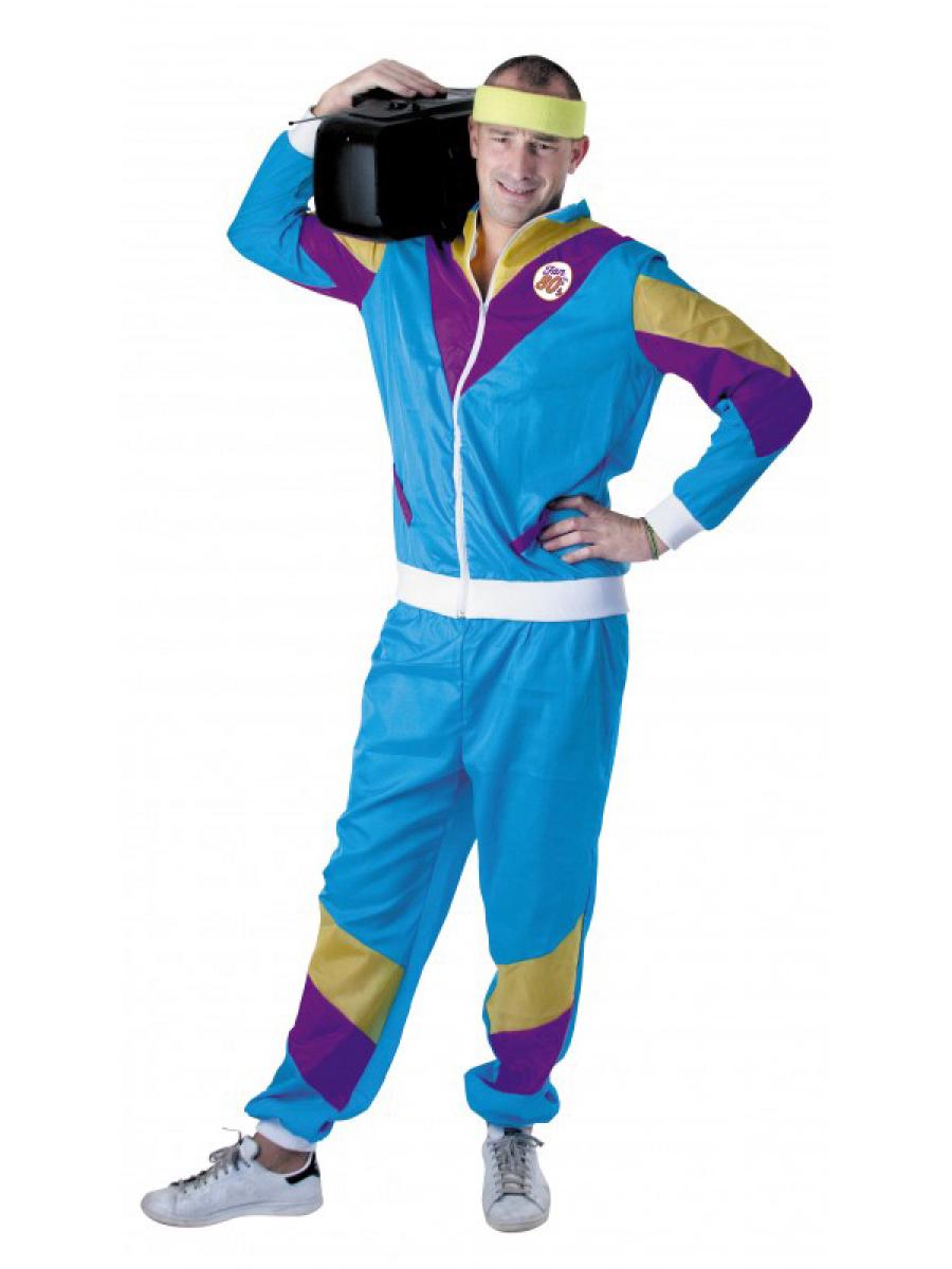 Jogging bleu années 80 taille M/L