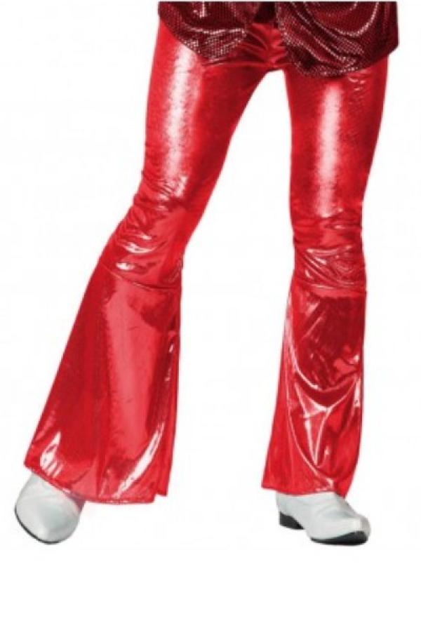 Pantalon disco rouge taille L/XL