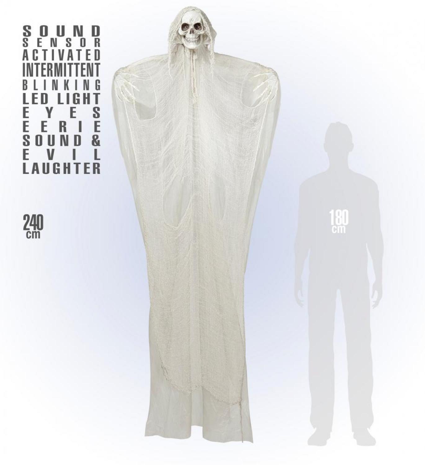 Faucheuse blanche 240cm lumineuse sonore