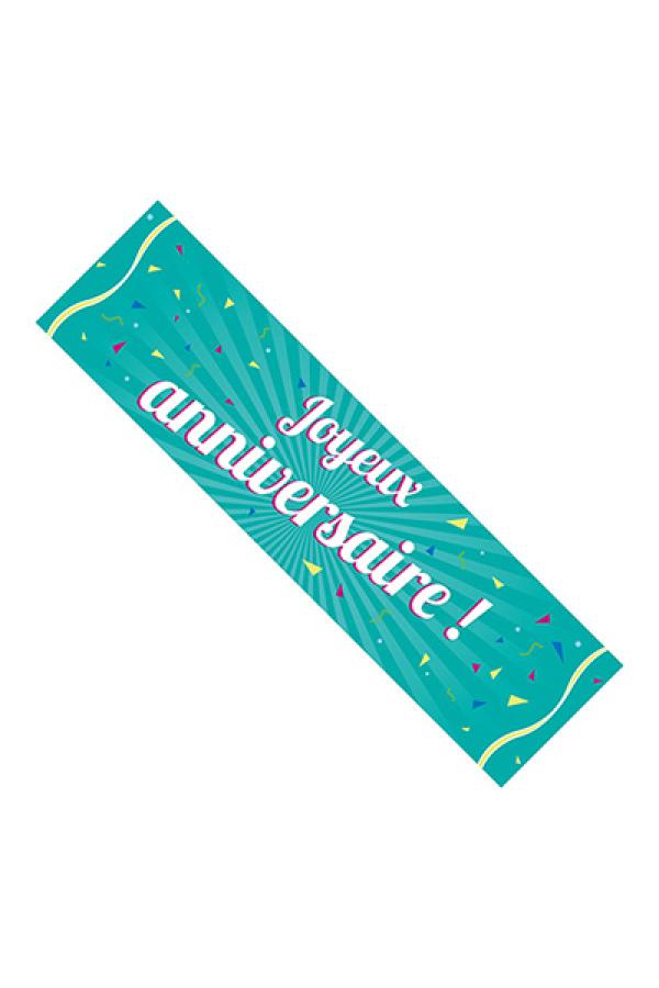 Banderole Joyeux Anniversaire 2,44m