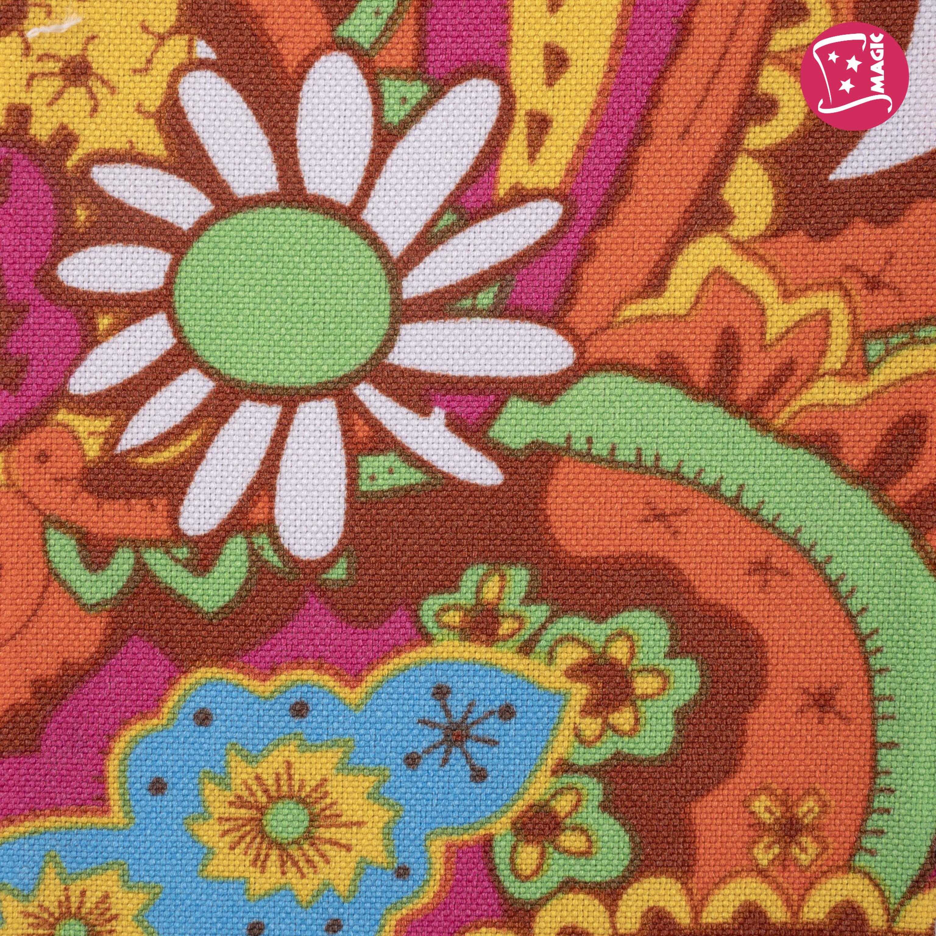 Foulard ou ceinture hippie à fleurs 160cm