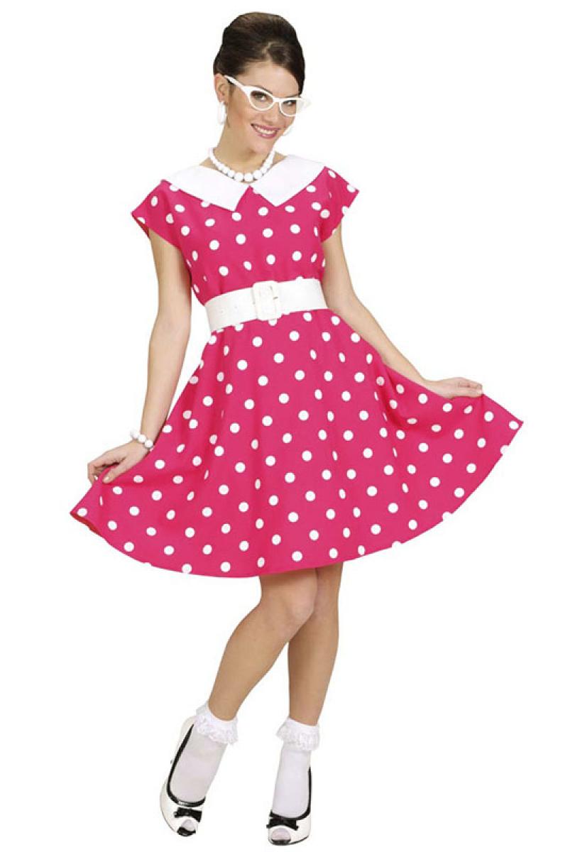 Robe années 50 rose taille M