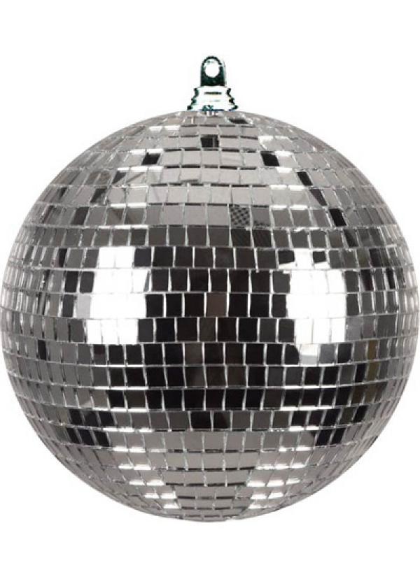 Boule à facettes 12 cm argent