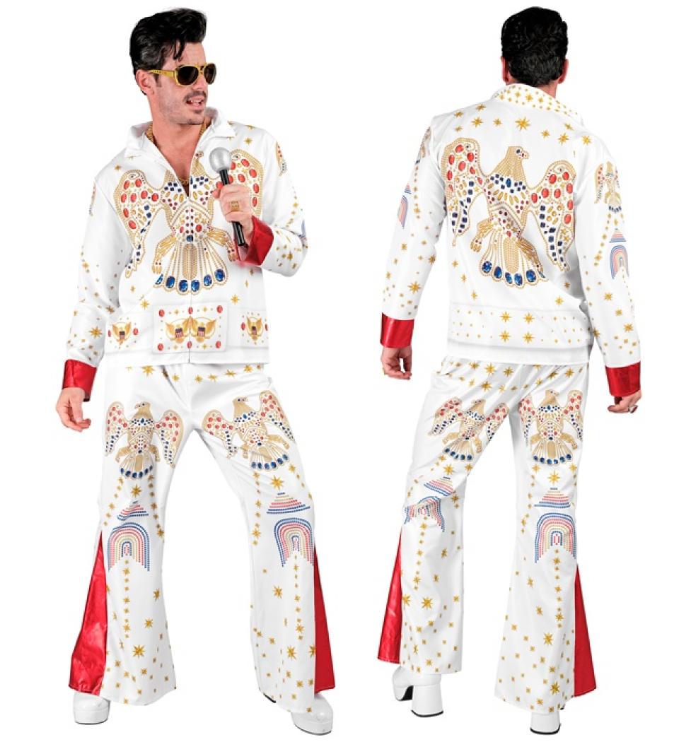Déguisement Fast Costume Elvis roi du Rock'n Roll réaliste taille M