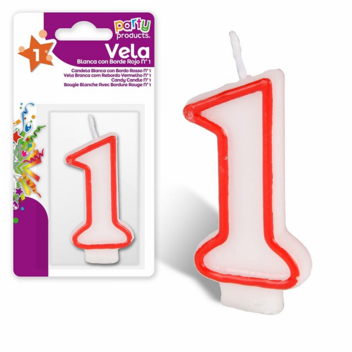 Bougie anniversaire chiffre 1