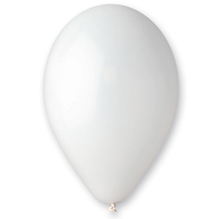 100 ballons latex 28 cm blanc