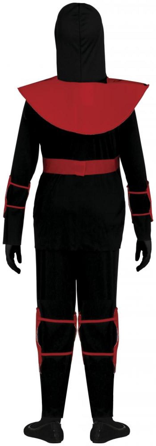 Ninja rouge et noir 5/6 ans