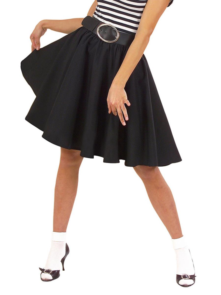 Jupe rock années 50 noire taille M/L
