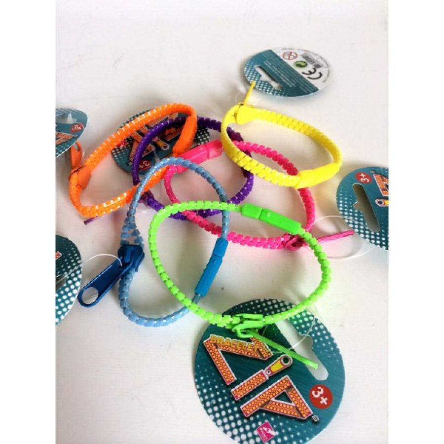 Bracelet zip fluo (E6-3)