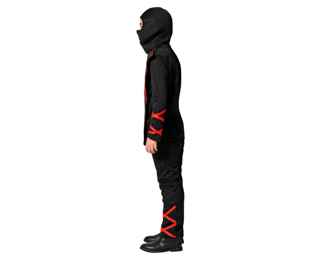 Ninja rouge du dragon taille 7/9 ans